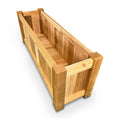 Raised Garden Bed Cedar Planter - 60"L x 18"W x 24"H - Cedar Planters Direct USA
